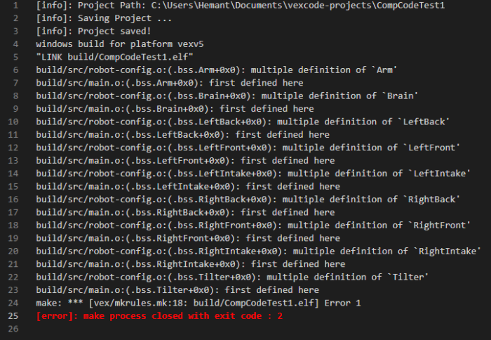 How to find out what caused exit code -1