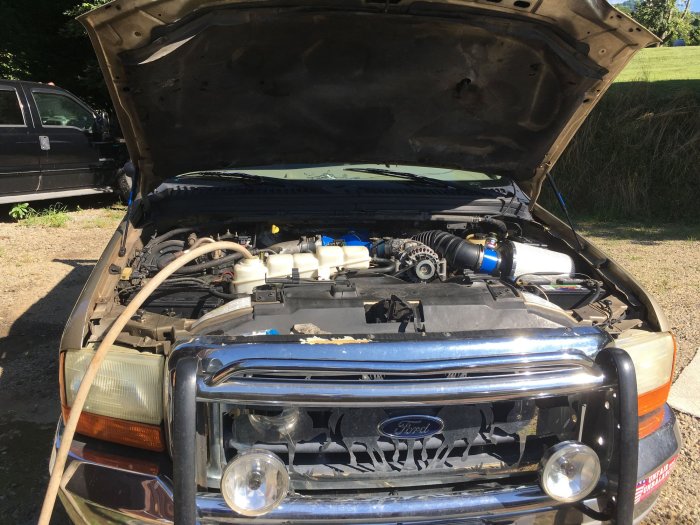 Flush back coolant ford cooler oil forums How to flush coolant system of 2006 ford f-350