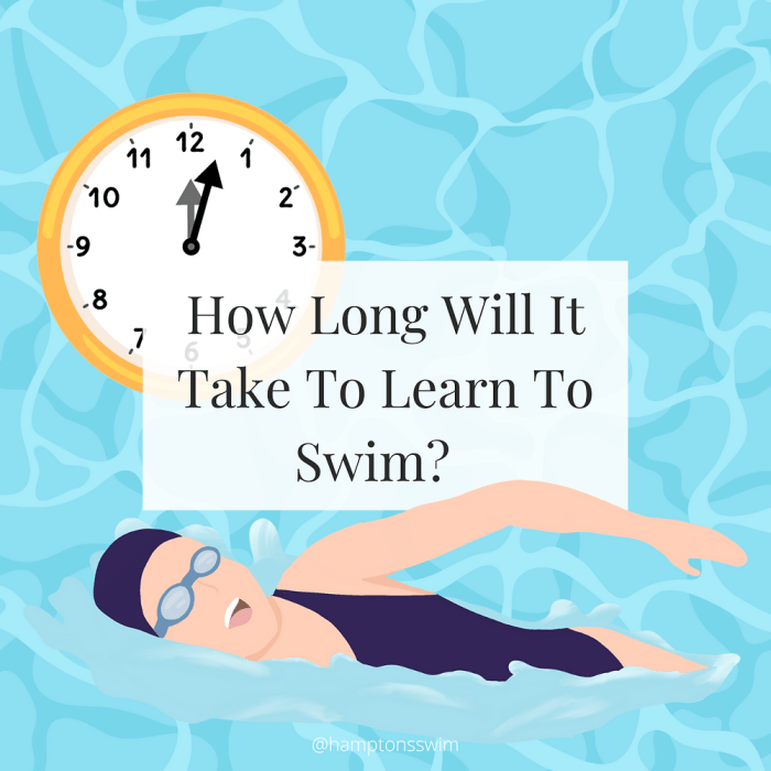 How long does it take to learn how to swim