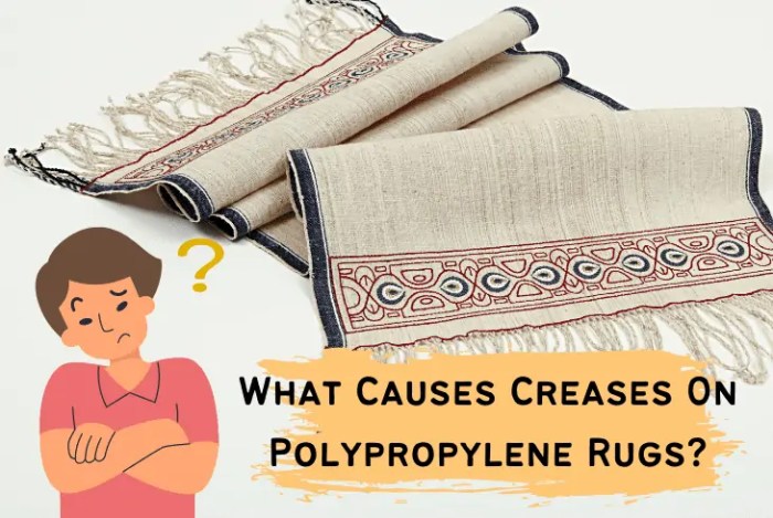 How to get creases out of rugs