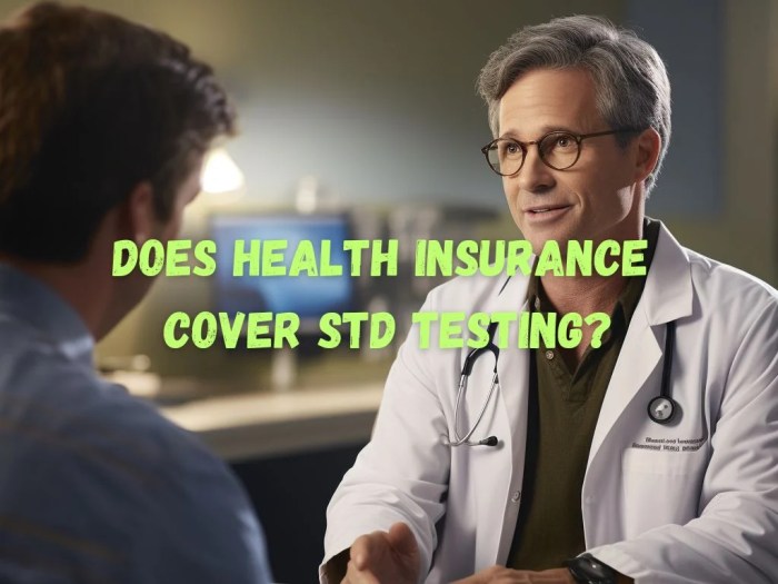 How much is std testing at urgent care with insurance