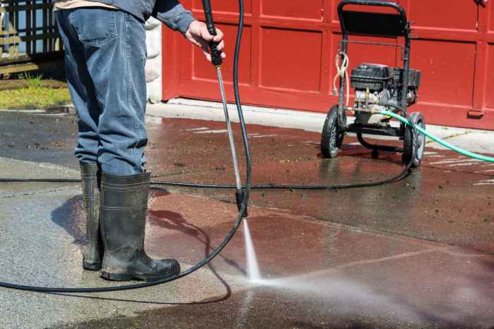 How long does it take to power wash a driveway