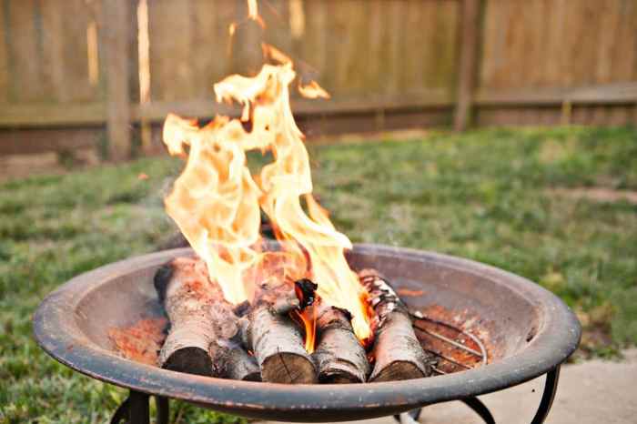 Pit fire lighting How to light a fire pit