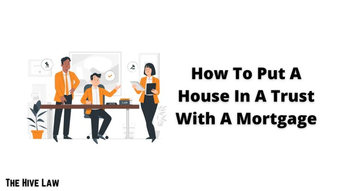 How to put house in trust with mortgage