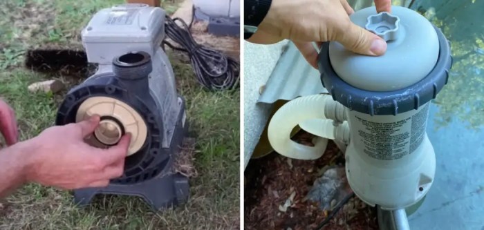 How to get air out of pool pump