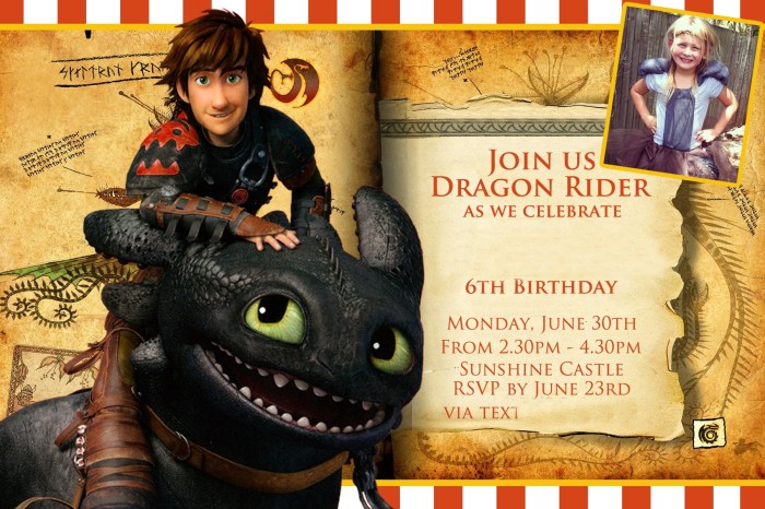 How to train your dragon party