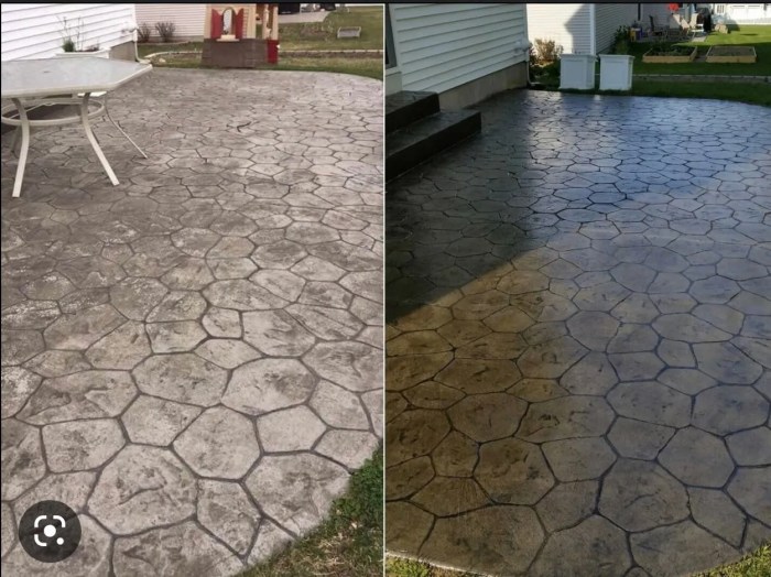 How to reseal stamped concrete