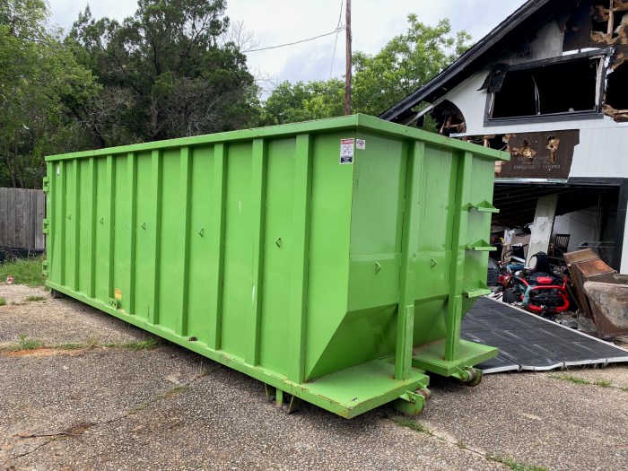 How much to rent large dumpster in burbank