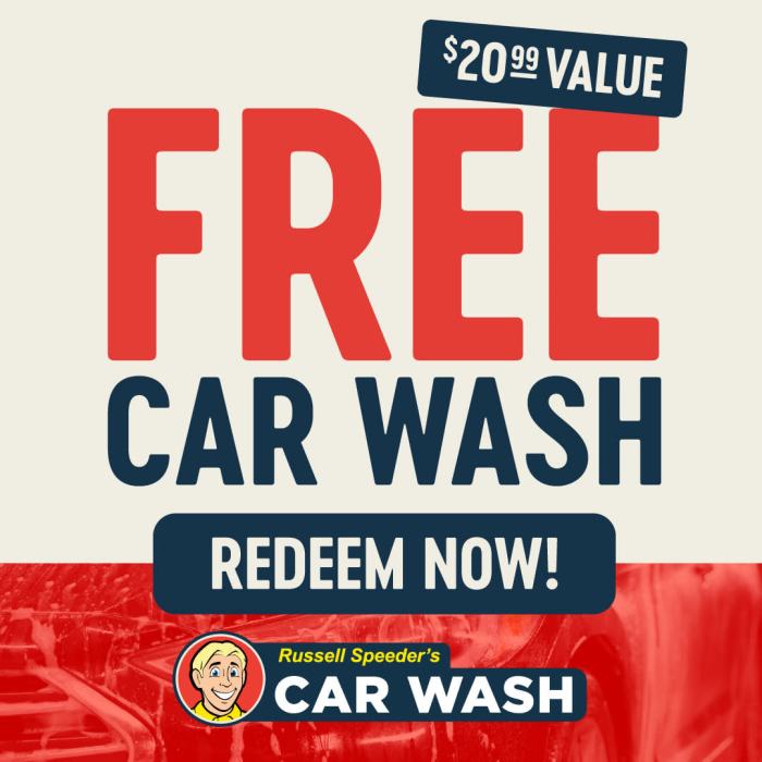 How to get a free car wash