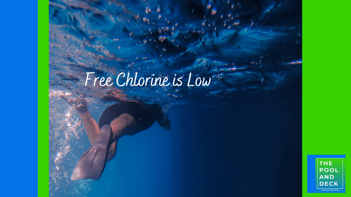 How to raise free chlorine