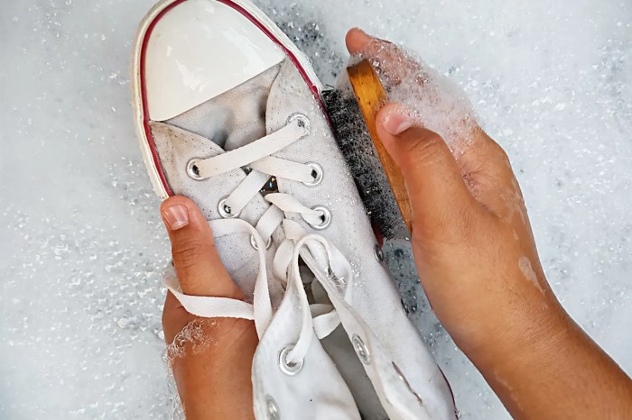 How to get rid of mould on shoes