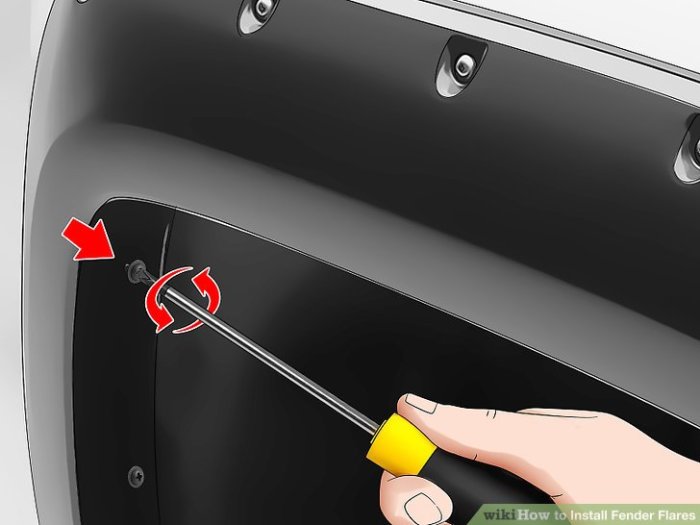 How to install fender flares
