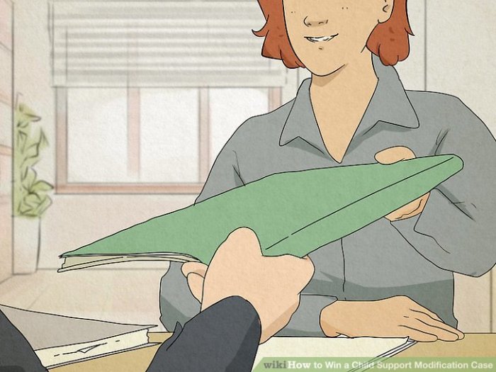 How to win a child support modification case