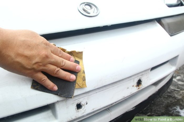 How much to paint a car bumper