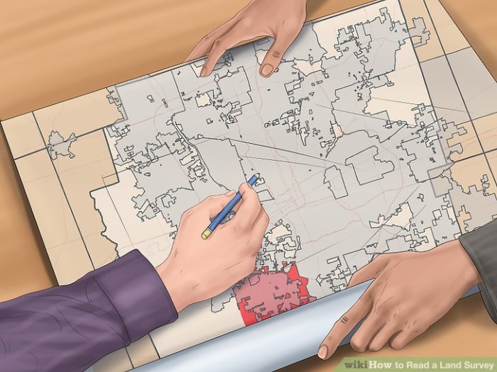 Survey land civil surveying reading engineer demonstrated names How to read a land survey map