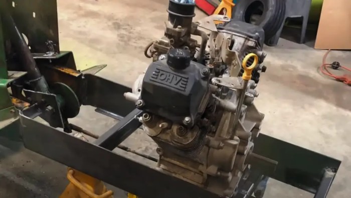 How to build a garden tractor for pulling