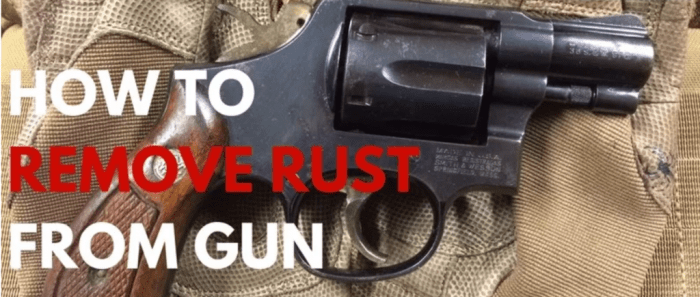 How to remove rust from a gun without damaging bluing
