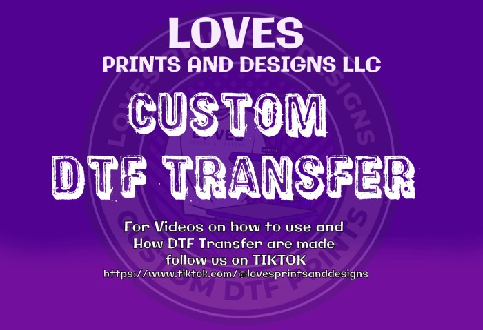 How to apply dtf transfers