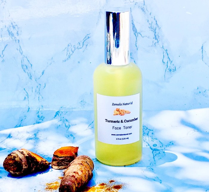 How to apply tumeric toner