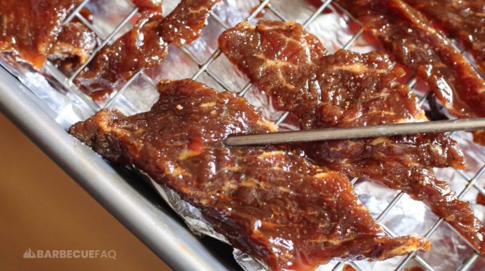 How to tell when jerky is done