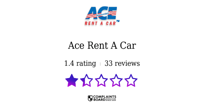 Ace rent a car insurance cost