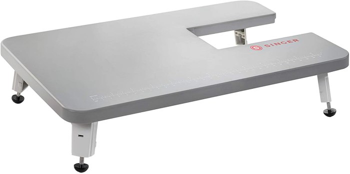 Heavy sew How to measure sewing machine for extension table