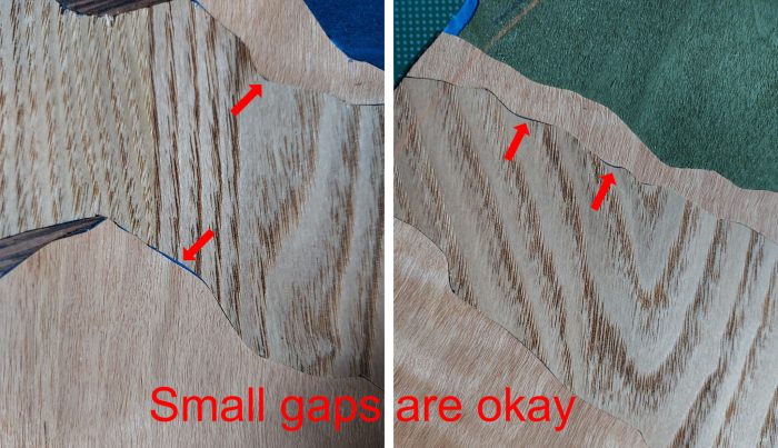 How to get glue under veneer