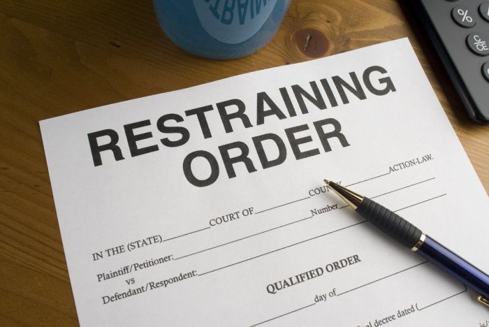 How to get a restraining order in nc