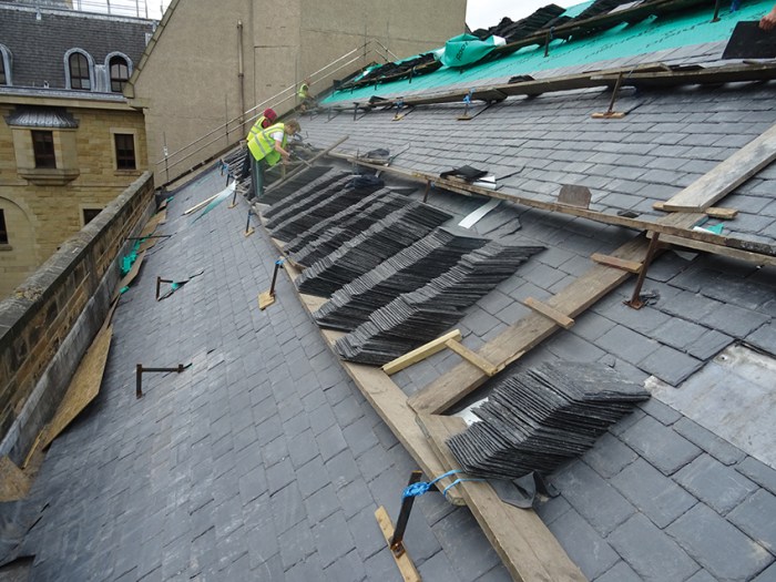 How to seal slate roof tiles