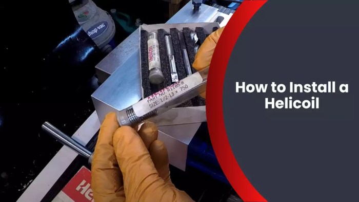 How to remove a helicoil