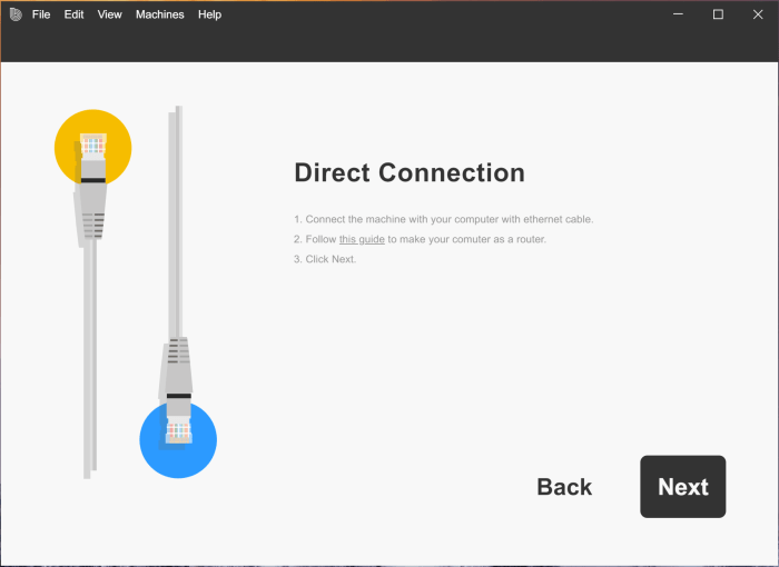 How to connect to netbus