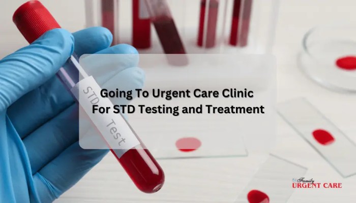 Does insurance cover std testing at urgent care