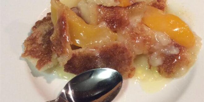 Cup a cup a cup peach cobbler recipe
