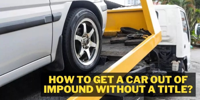 Can i get my car out of impound without insurance