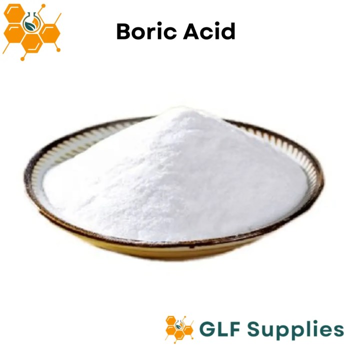 How to know if boric acid dissolved
