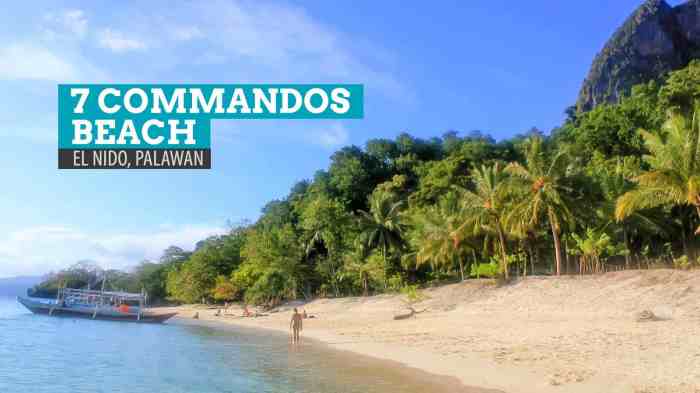 Seven commandos beach el nido