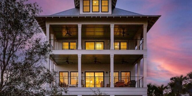 Beach House with Wrap-Around Porch Coastal Living