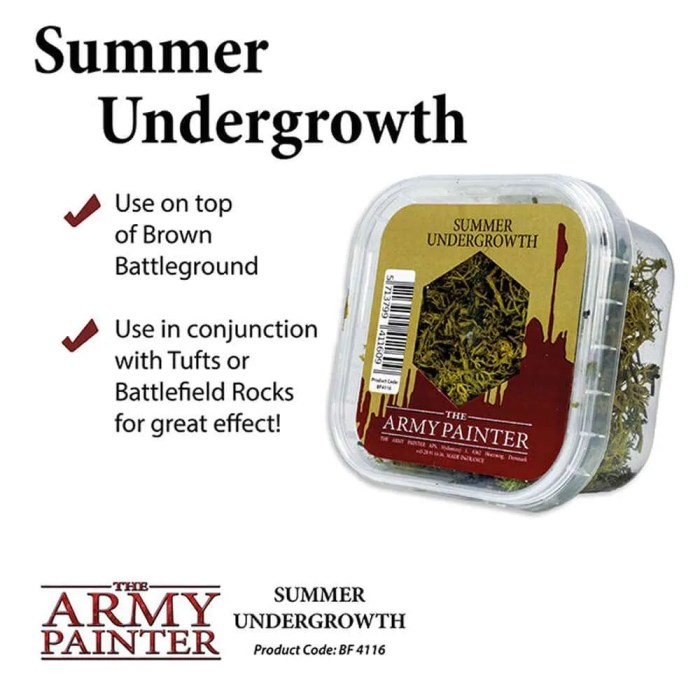 Summer undergrowth how to glue it