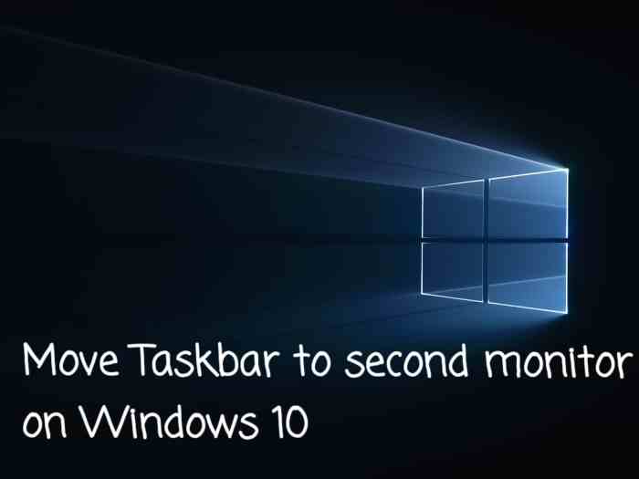 How to Move Task Manager to Other Monitor