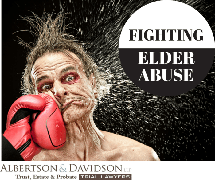 How to prove elder abuse in california