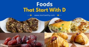 Healthy food beginning with d