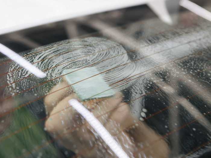 How to remove tint adhesive