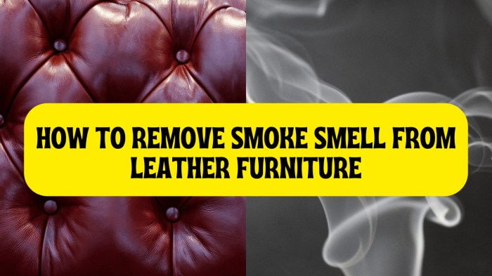 How to remove smoke smell from wood furniture