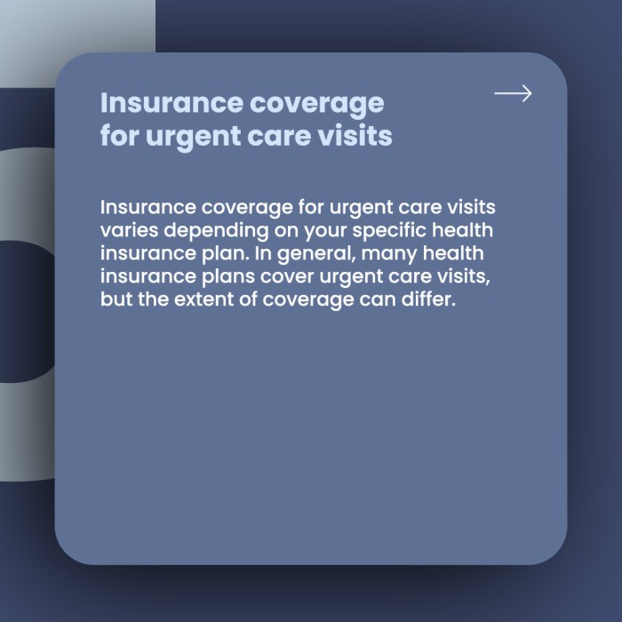 Do urgent cares take insurance