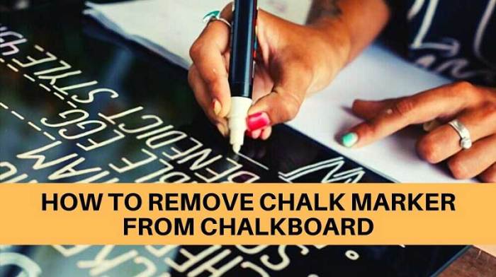 Chalk chalkboard marker