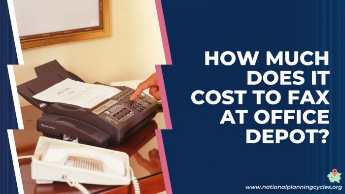 How much does it cost to fax at library