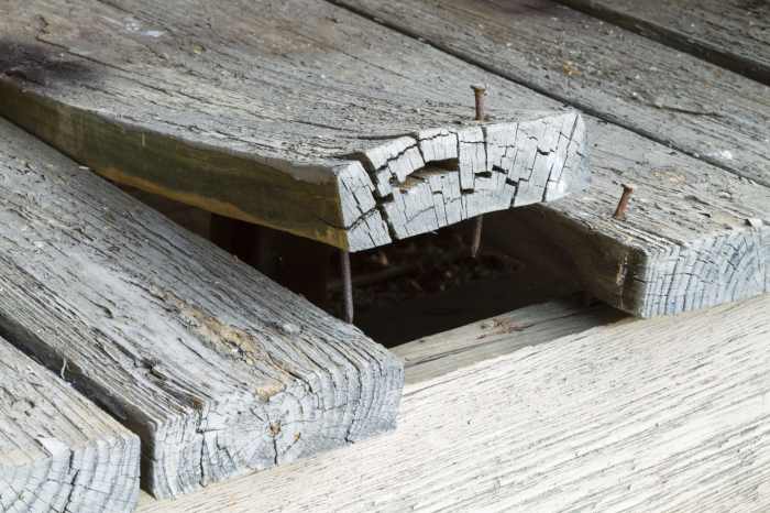 How to fix warped wood floor