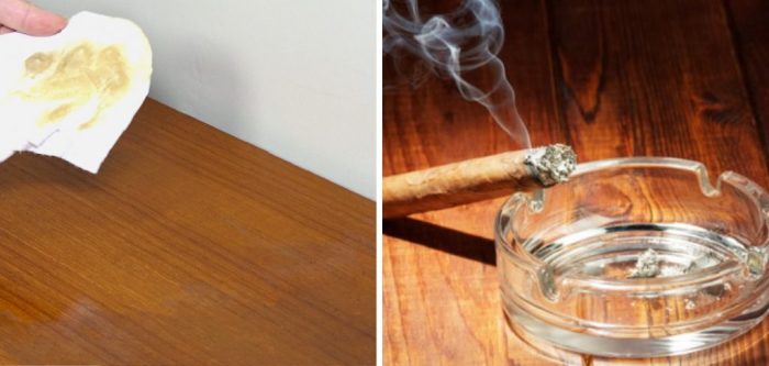 How to get smoke smell out of wood furniture