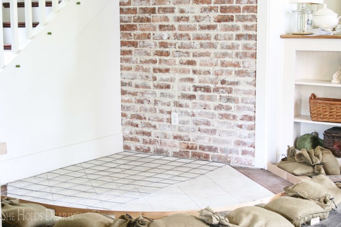 Hearth concrete diy How to seal concrete hearth