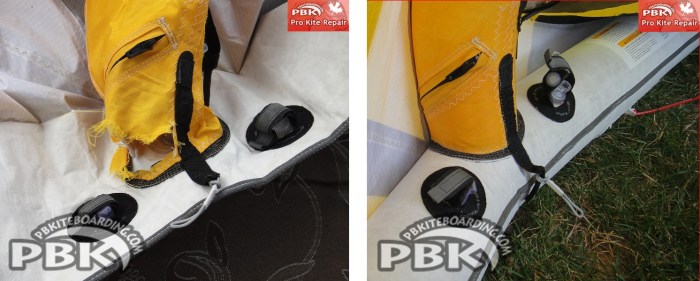 How to repair aquaglide kickitat tear